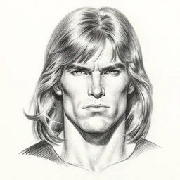 jim lee!!! pencil sketch by jim lee close up headshot of he-man as superhero  in the style of jim lee, x-men superhero comic book character by jim lee