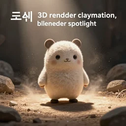 “🪸🪷🦈🦐🦞 cute 3d render claymation, dust particles, blender spotlight”