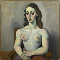 Rose Period Painting by Pablo Picasso, Oil On Canvas, (1904-1906)