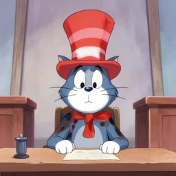 cat in the hat is out on trial