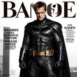 bane posing for a fashion magazine cover photograph, the dark knight rises 2012