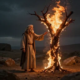 moses and the burning bush