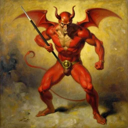 daredevil painting by jc leyendecker