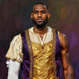 renaissance of lebron james bankai, detailed, colourful, beautiful, masterpiece, trending on artstation