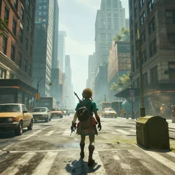 the streets of New York City, Breath of the Wild gameplay