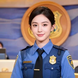 a real young policewoman, whose photo was used as reference in designing judy hopps