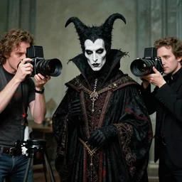 a masterpiece photograph of satan dressed in detailed gothic robes, by steve mccurry, by alex webb, by gregory crewdson, by tim walker, shot on large format film camera, cinematic composition, dramatic moment, detailed, beautiful natural lights,