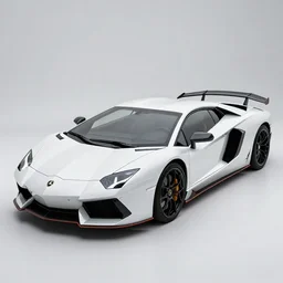 a mercidez benz in the shape of lamborghini car design, high detail, 4 k