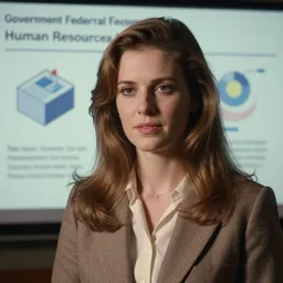 1970s VHS government federal instructional video for human resources training with simple minimalist isometric diagrams