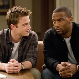 topher grace in that 7 0 s show meeting tobey maguire and eminem, screencap, 4 k