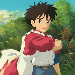awesome and beautiful anime wallpaper, studio ghibli, 4 k quality, 8 k quality, high definition, digital art, matte painting, realistic painting, artstation, anime art, fanart, illustration, pixiv, danbooru, painttool sai, procreate, aesthetic