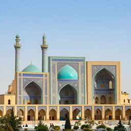 Combination of Isfahan mosques and Spain churchs