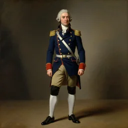 the slump god, rapper, character portrait, standing at attention in military garb, 1 8 th century, american romanticism, oil on canvas by william sidney mount, trending on artstation