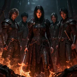 It's just a burning memory by Greg Rutkowski, Sung Choi, Mitchell Mohrhauser, Maciej Kuciara, Johnson Ting, Maxim Verehin, Peter Konig, Bloodborne, 8k photorealistic, cinematic lighting, HD, high details, dramatic, dark atmosphere, trending on artstation