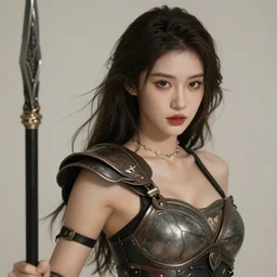 A beautiful woman warrior, trending on artstation, soft focus, tempting, confident, alluring, seductive, attractive, beautiful, sensual, woman
