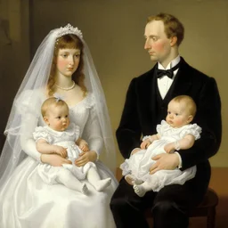 babies getting married by rene magritte