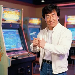 jackie chan assemble jet lee in 8 0 s game arcade