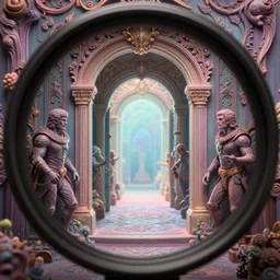 macro lens photograph, magical doorway to another world, pastel tones, moody, backlit : hugh kretschmer, scott listfield, wayne barlowe, casey weldon : ornate, dynamic, particulate, rich colors, intricate, elegant, highly detailed, centered, artstation, matte painting environement, smooth, sharp focus