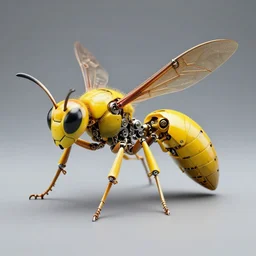 mechanical yellow hornet by by jean baptiste monge and wlop