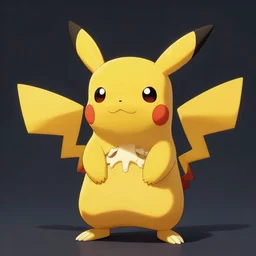 a pikachu skeleton