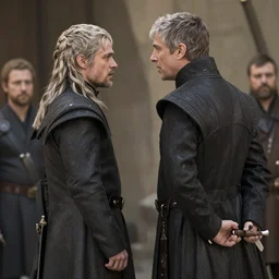[ carlo calenda ] in game of thrones, he is holding a knife behind his back and he is talking to matteo renzi