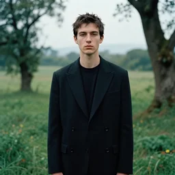 a portrait of a character in a scenic environment by Nick Knight