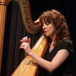 joanna newsom playing harp in bioshock