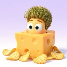 a pixar movie about sentient cheese and onion crisps