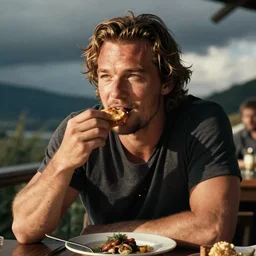 chris pratt eating