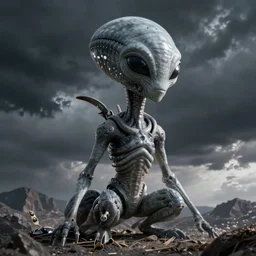Grey Alien Roswell Zeta Retuculan