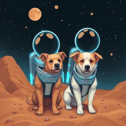 space dogs,