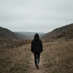 as i walk through the valley of the shadow of death i take a look at myself and realise there's nothing left