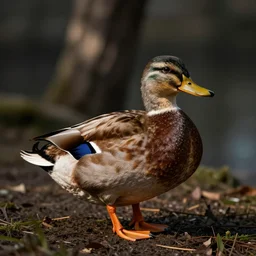 a gangsta duck