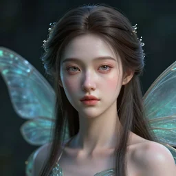 Human Fairy Potrait. Octane render, 8k, cinematic, hyperrealism, artstationhd