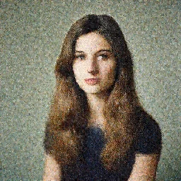 a portrait photograph of a young woman by Irving Penn
