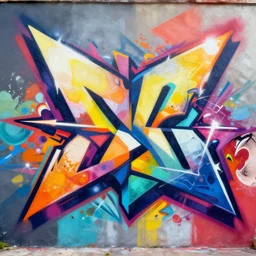 The Alchemist by Supreme x Sachin Teng :4  asymmetrical, Matte Painting , geometric shapes, hard edges, energetic, graffiti, street art:2 Masterpiece, high detail, by Sachin Teng:4