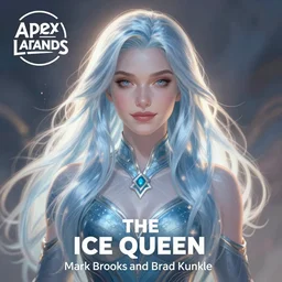 The Ice Queen as an Apex Legends character digital illustration portrait design by, Mark Brooks and Brad Kunkle detailed, soft lighting