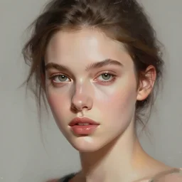beautiful female face, by jeremy mann, by greg rutkowski, by noah bradley, digital painting