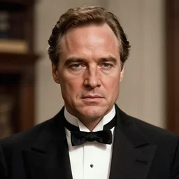 billy bob thornton as andrew johnson, united states president 1 8 6 6, smooth skin, still from the godfather ( 2 )