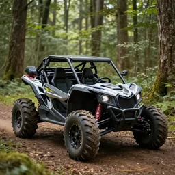 off road buggy in the forest, artstatiom, 4 k, incredibly detailed