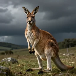 kangaroo patronus, digital art, high detail