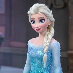 a 1960 photo of elsa frozen