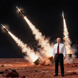 vladimir putin has ordered a mars conquest using orbital kinetic bombardment