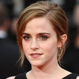 japanese version of emma watson, portrait, close up, shallow depth of field, award winning,