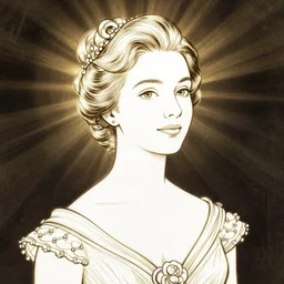 elegant lady, lineart, Hergé