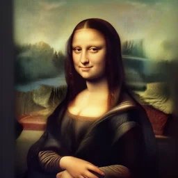 mona lisa, portrait photography, sigma 8 5 mm, studio lighting, high quality