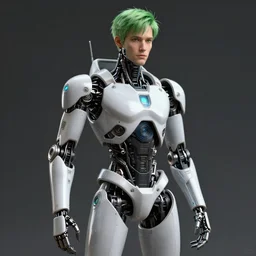 hank green cyborg. cyberpunk. detailed professional 3 5 mm photo.