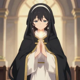 catholic anime girl