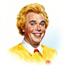 Ronald McDonald Presidential Portrait, by Will Elder and Harvey Kurtzman
