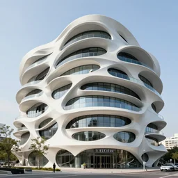 organic facades inspired by zaha hadid